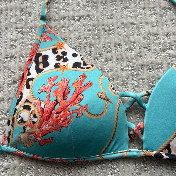 Antica Sartoria coral print bikini size M - Picture 3 of 6